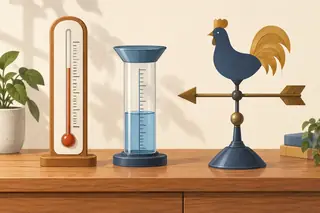 Illustrative science artwork for the weather tools topic