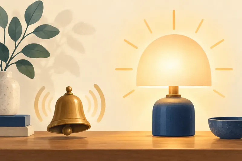 Illustrative science artwork for the sound and light topic